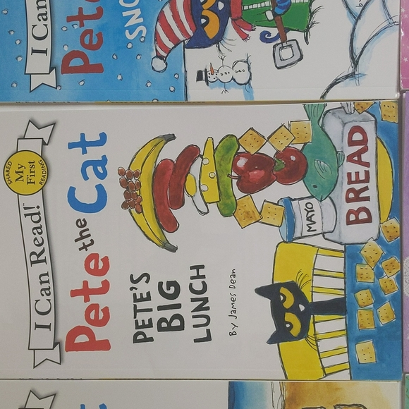 Pinkalicious and Pete the Cat Beginning Readers: Set of 6 paperbacks - Picture 3 of 7